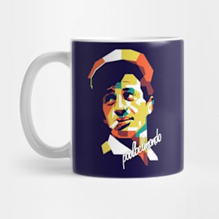 Tribute Paul Belmondo on WPAP Style Mug